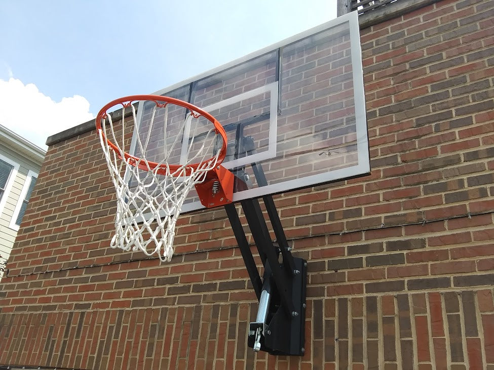 Hoop Willy 54"Unbreakable Backboard and Adjustable Wall Mount Bracket Kit.